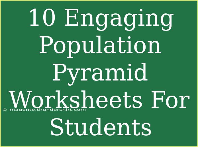 10 Engaging Population Pyramid Worksheets For Students