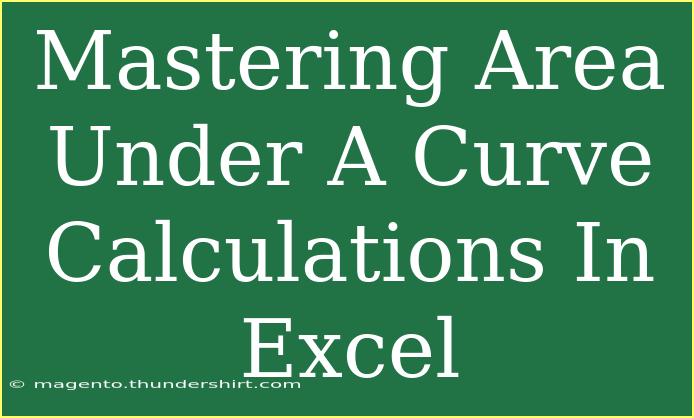 Mastering Area Under A Curve Calculations In Excel