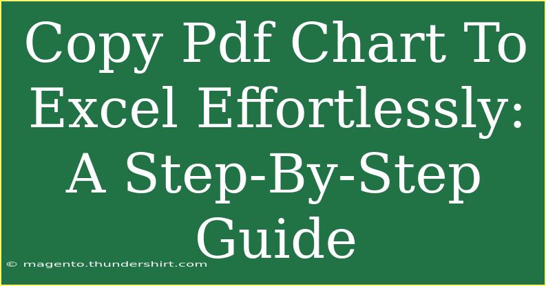 Copy Pdf Chart To Excel Effortlessly: A Step-By-Step Guide