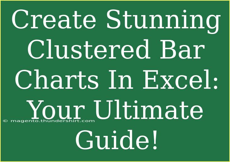 Create Stunning Clustered Bar Charts In Excel: Your Ultimate Guide!