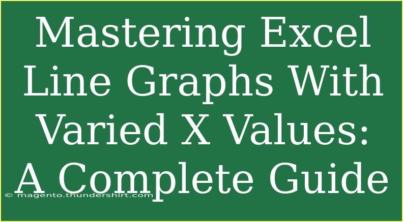 Mastering Excel Line Graphs With Varied X Values: A Complete Guide