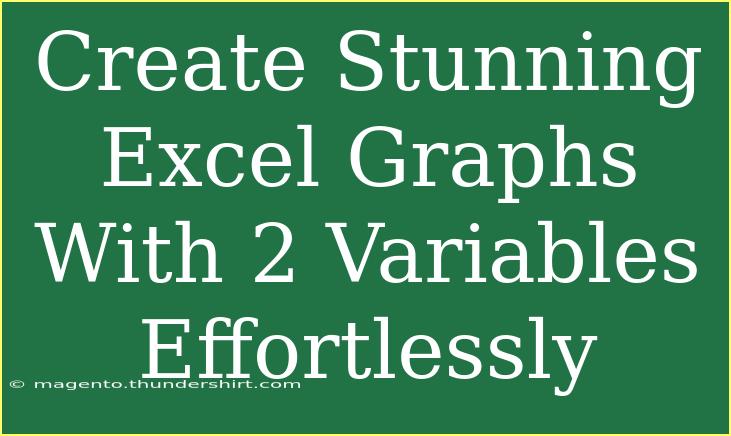 Create Stunning Excel Graphs With 2 Variables Effortlessly