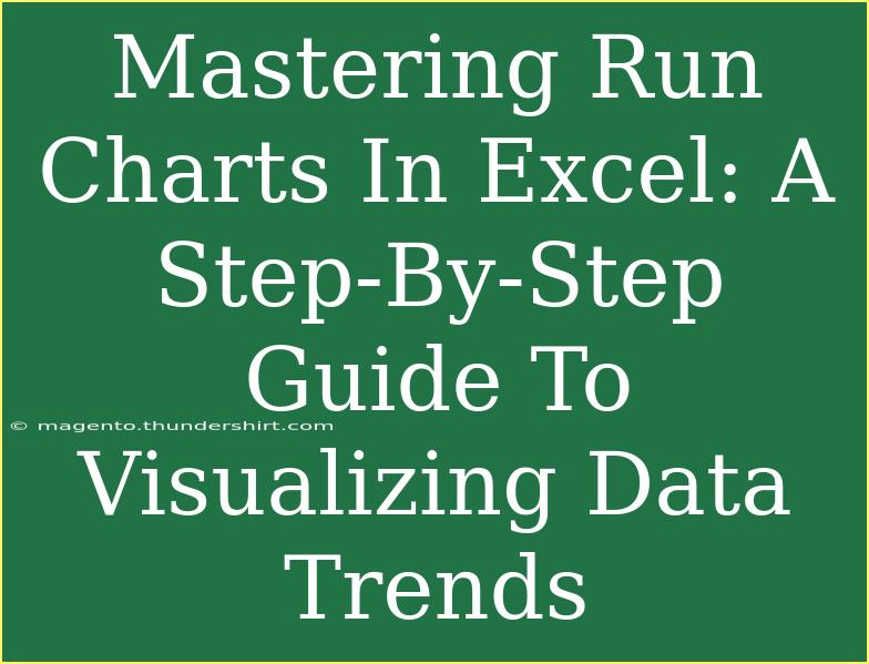 Mastering Run Charts In Excel: A Step-By-Step Guide To Visualizing Data Trends