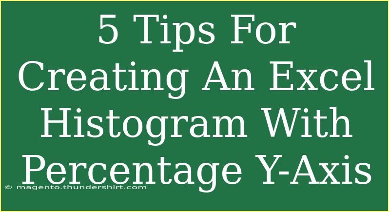 5 Tips For Creating An Excel Histogram With Percentage Y-Axis