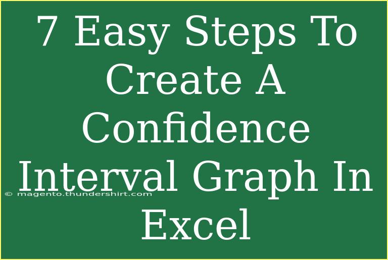 7 Easy Steps To Create A Confidence Interval Graph In Excel