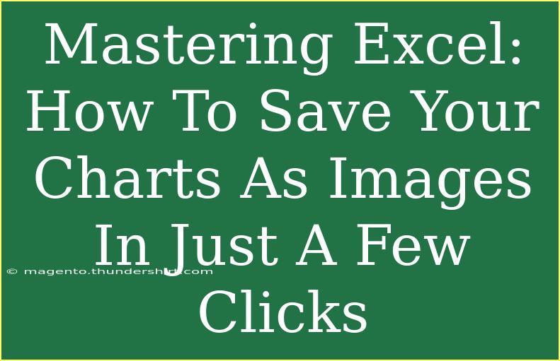 Mastering Excel: How To Save Your Charts As Images In Just A Few Clicks