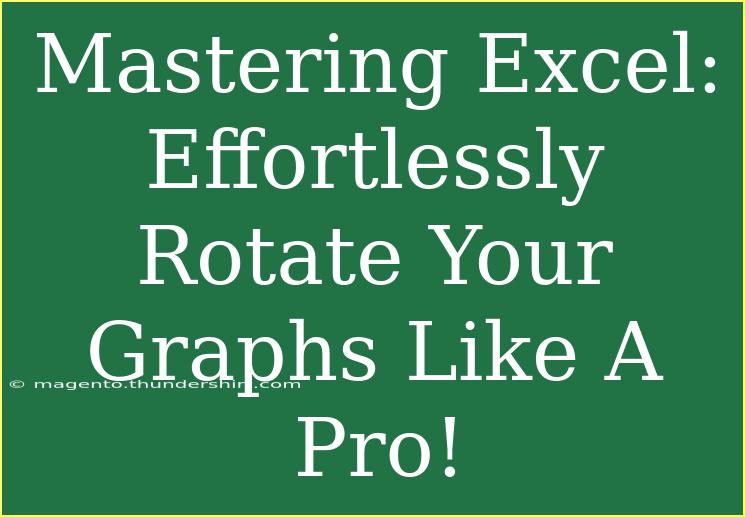 Mastering Excel: Effortlessly Rotate Your Graphs Like A Pro!