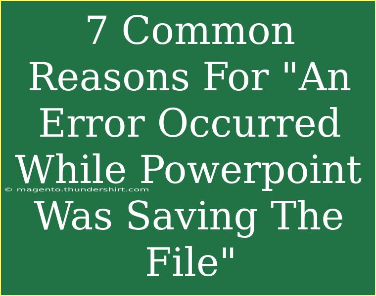 7 Common Reasons For 