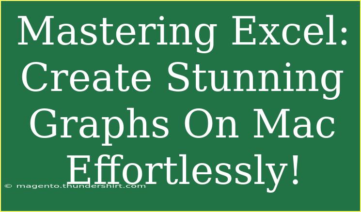 Mastering Excel: Create Stunning Graphs On Mac Effortlessly!