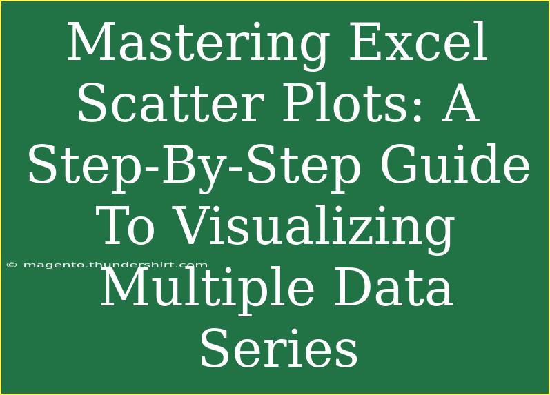 Mastering Excel Scatter Plots: A Step-By-Step Guide To Visualizing Multiple Data Series