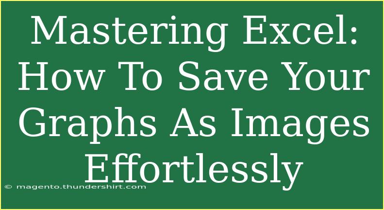 Mastering Excel: How To Save Your Graphs As Images Effortlessly