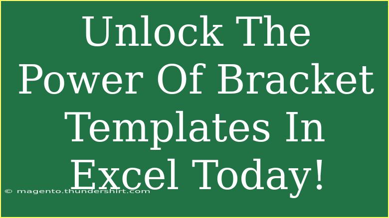 Unlock The Power Of Bracket Templates In Excel Today!