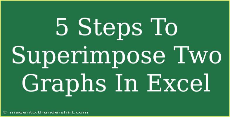 5 Steps To Superimpose Two Graphs In Excel