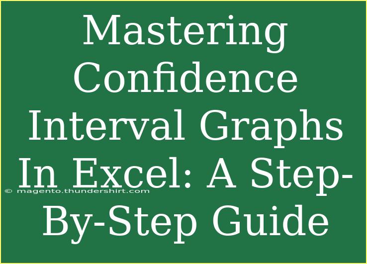 Mastering Confidence Interval Graphs In Excel: A Step-By-Step Guide