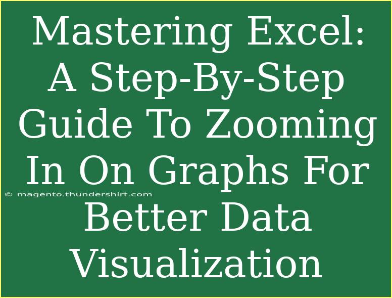 Mastering Excel: A Step-By-Step Guide To Zooming In On Graphs For Better Data Visualization