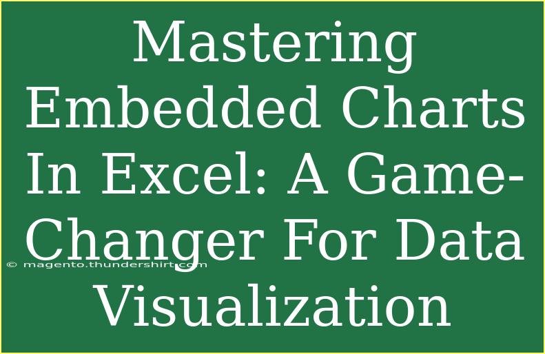 Mastering Embedded Charts In Excel: A Game-Changer For Data Visualization