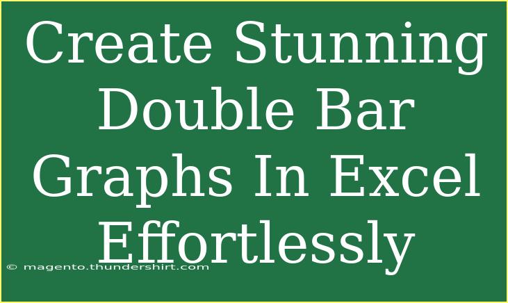 Create Stunning Double Bar Graphs In Excel Effortlessly