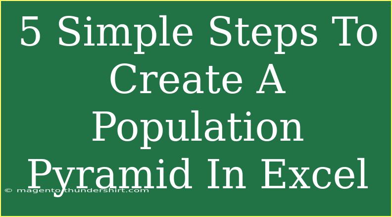 5 Simple Steps To Create A Population Pyramid In Excel