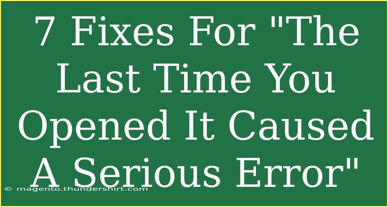 7 Fixes For 