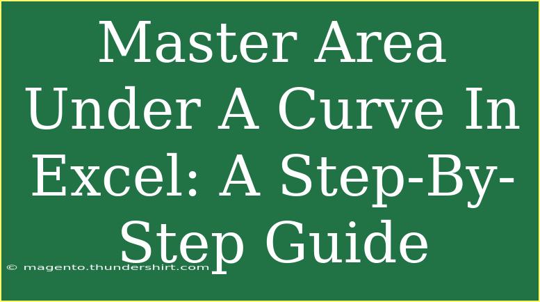 Master Area Under A Curve In Excel: A Step-By-Step Guide