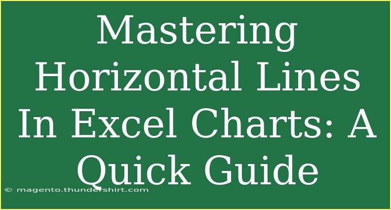 Mastering Horizontal Lines In Excel Charts: A Quick Guide