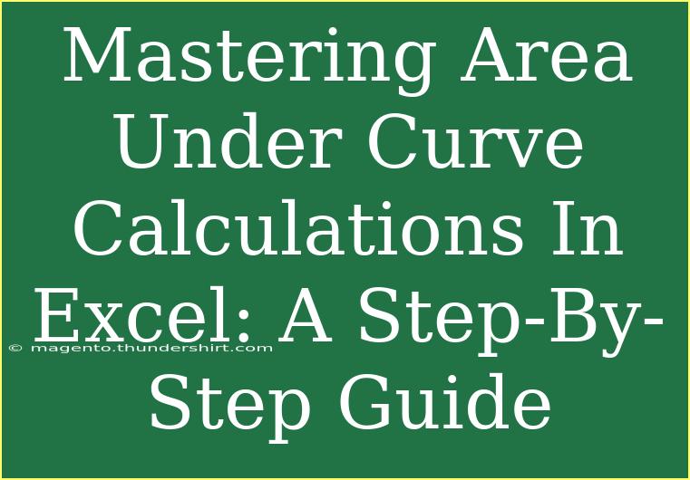 Mastering Area Under Curve Calculations In Excel: A Step-By-Step Guide