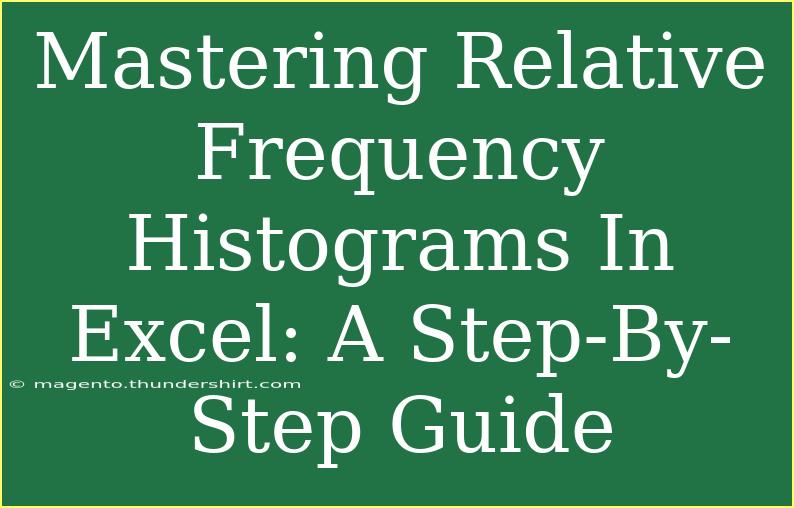 Mastering Relative Frequency Histograms In Excel: A Step-By-Step Guide