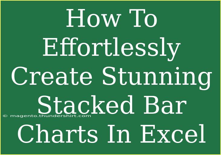 How To Effortlessly Create Stunning Stacked Bar Charts In Excel