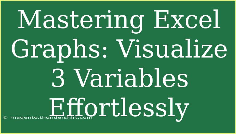 Mastering Excel Graphs: Visualize 3 Variables Effortlessly