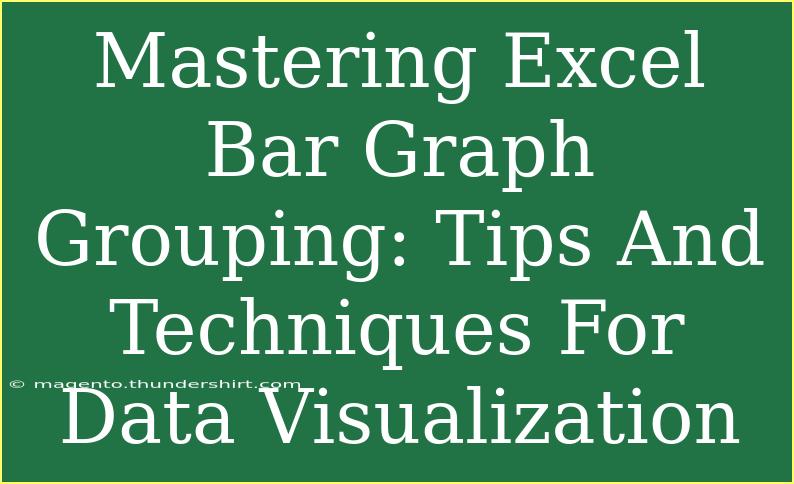 Mastering Excel Bar Graph Grouping: Tips And Techniques For Data Visualization