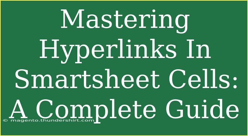 Mastering Hyperlinks In Smartsheet Cells: A Complete Guide