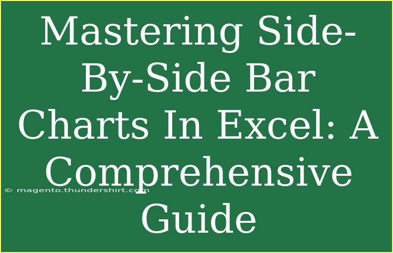 Mastering Side-By-Side Bar Charts In Excel: A Comprehensive Guide