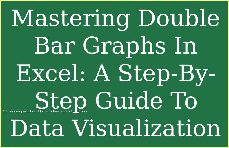 Mastering Double Bar Graphs In Excel: A Step-By-Step Guide To Data Visualization