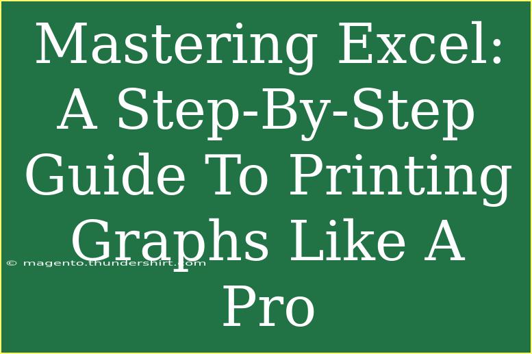 Mastering Excel: A Step-By-Step Guide To Printing Graphs Like A Pro