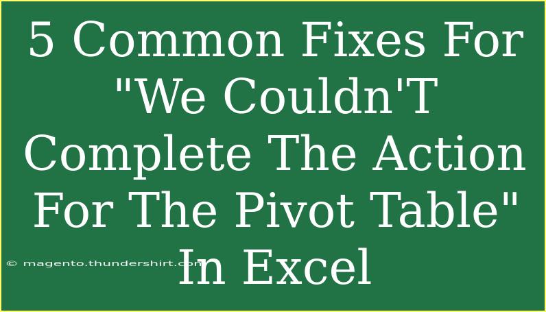 5 Common Fixes For 