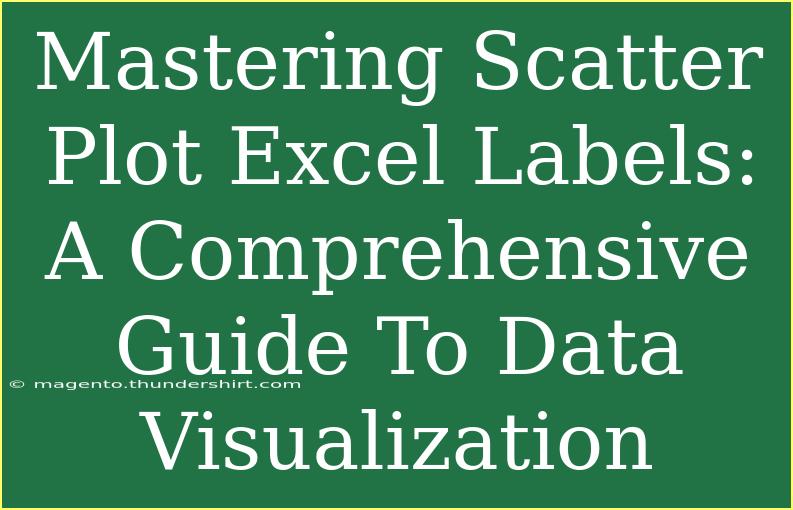 Mastering Scatter Plot Excel Labels: A Comprehensive Guide To Data Visualization