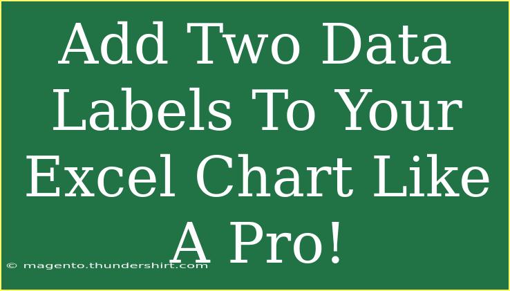 Add Two Data Labels To Your Excel Chart Like A Pro!