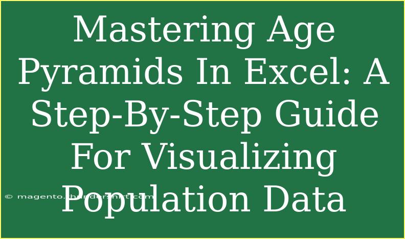 Mastering Age Pyramids In Excel: A Step-By-Step Guide For Visualizing Population Data