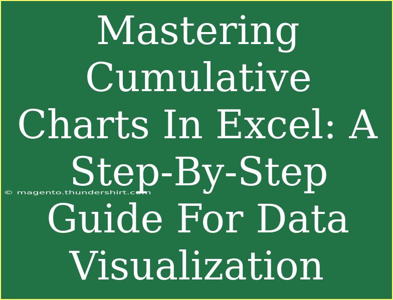 Mastering Cumulative Charts In Excel: A Step-By-Step Guide For Data Visualization