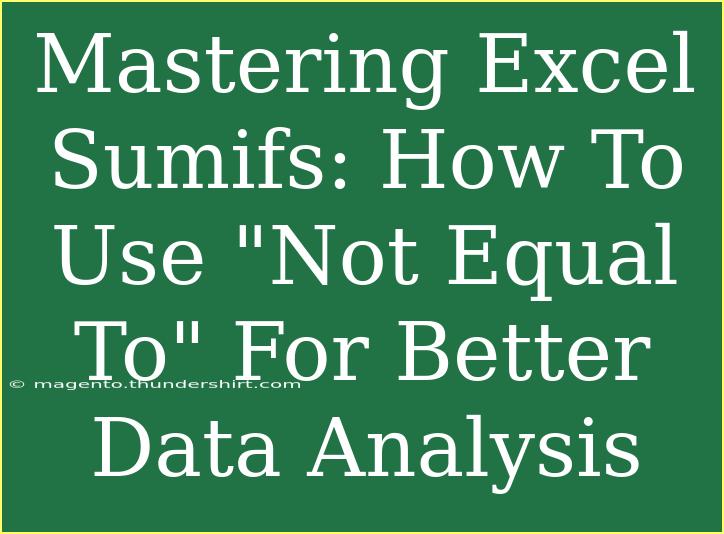 Mastering Excel Sumifs: How To Use 