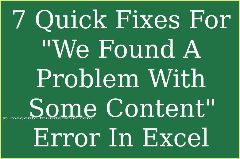 7 Quick Fixes For 