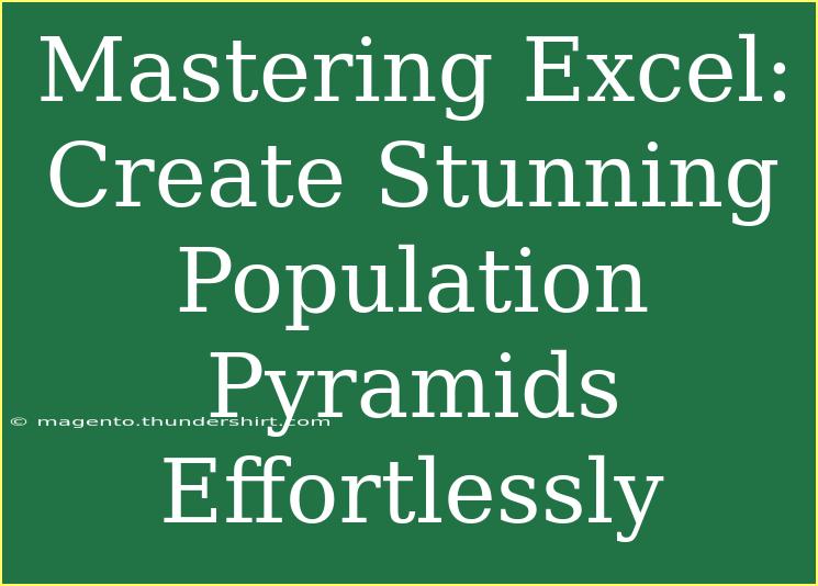 Mastering Excel: Create Stunning Population Pyramids Effortlessly