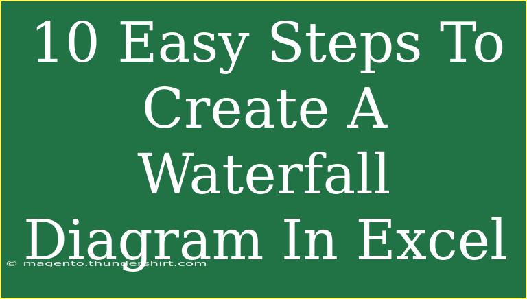 10 Easy Steps To Create A Waterfall Diagram In Excel