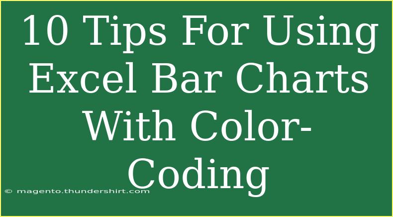 10 Tips For Using Excel Bar Charts With Color-Coding