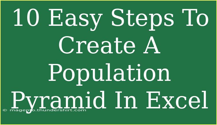 10 Easy Steps To Create A Population Pyramid In Excel