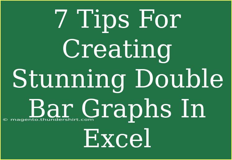 7 Tips For Creating Stunning Double Bar Graphs In Excel