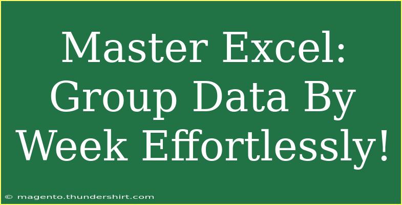 Master Excel: Group Data By Week Effortlessly!