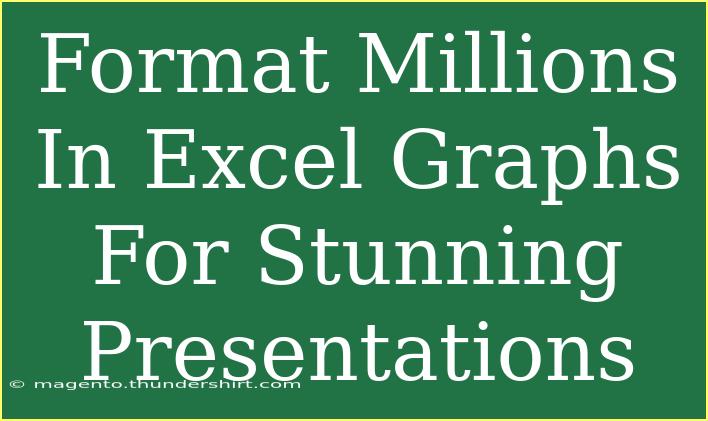 Format Millions In Excel Graphs For Stunning Presentations