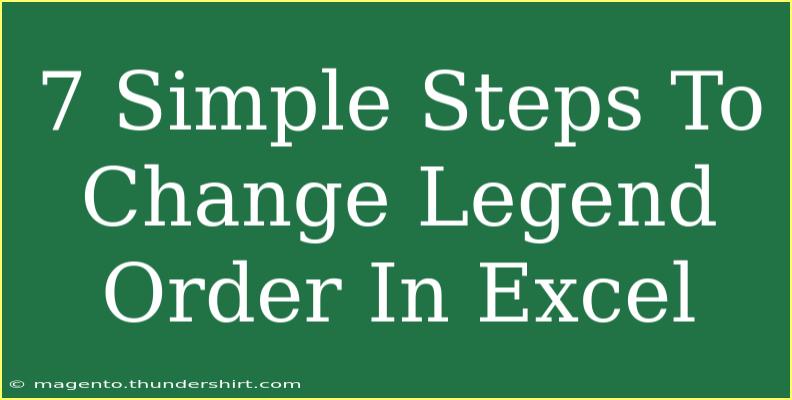 7 Simple Steps To Change Legend Order In Excel