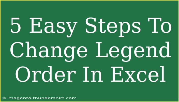 5 Easy Steps To Change Legend Order In Excel